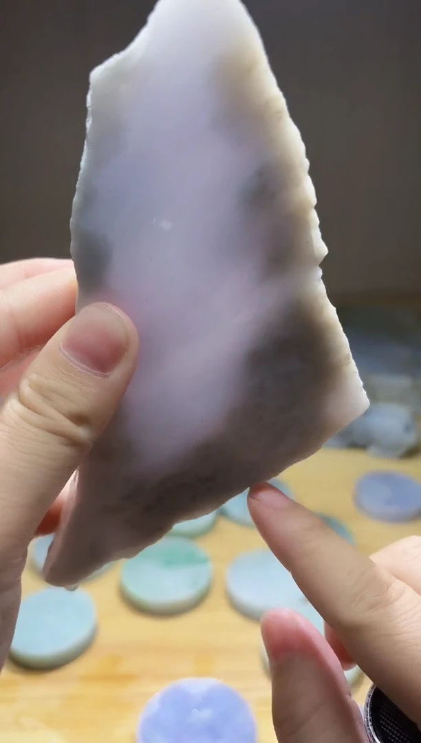 翡翠未镶嵌颈饰翡翠A货 姜谭128