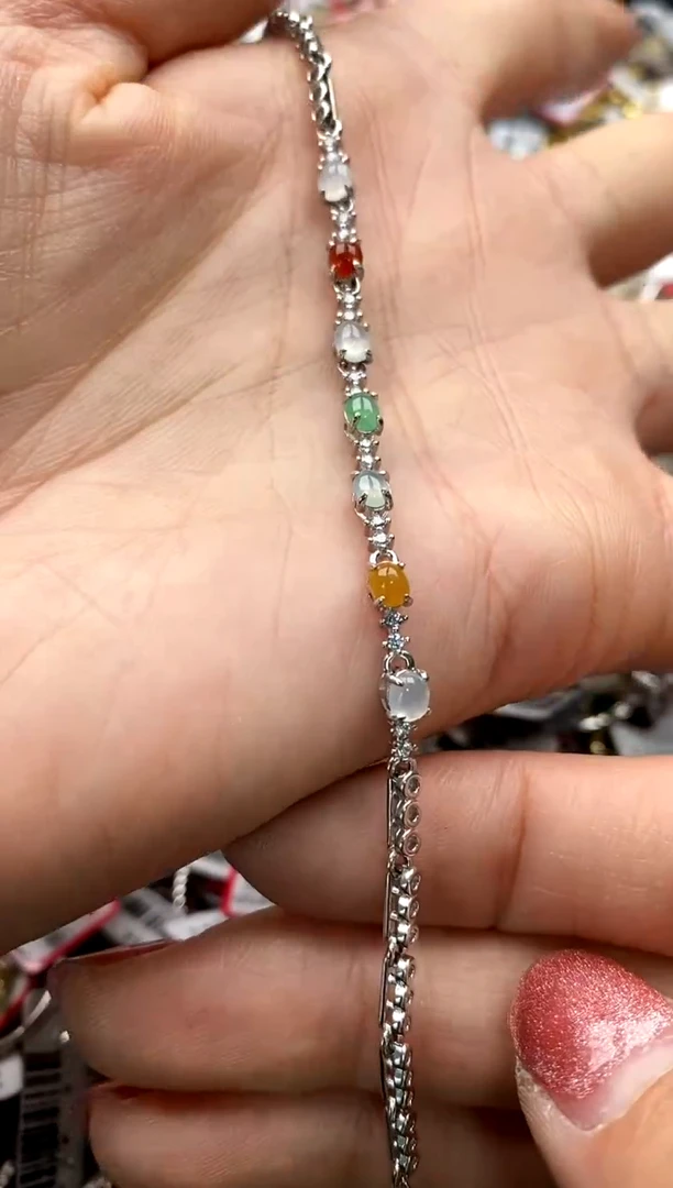 【闪购商品】翡翠戒指银S925镶嵌777777777     2