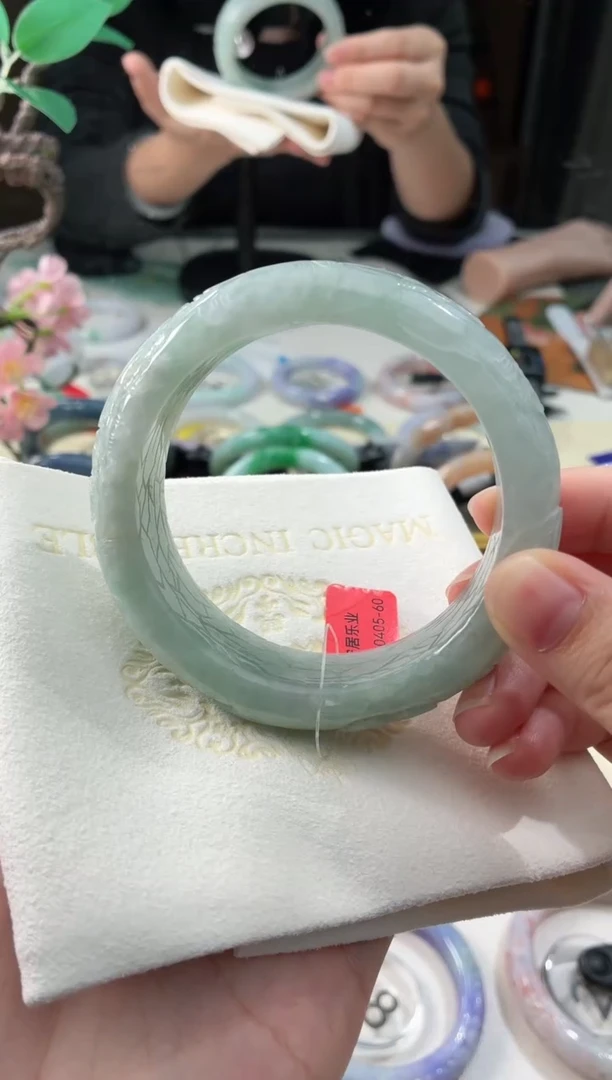 未镶嵌手镯翡翠8  翡翠手镯 59