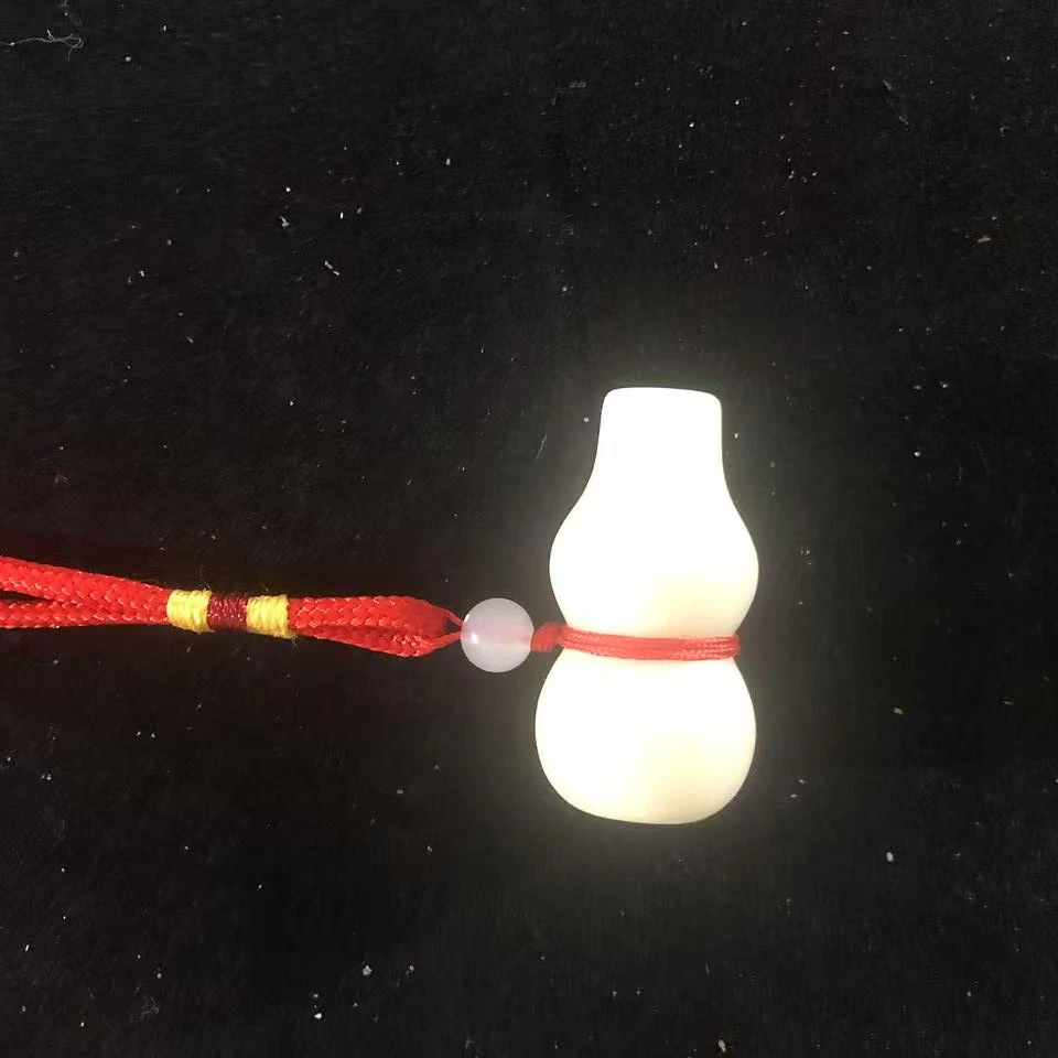 玉水阁天然玉大葫芦吊坠