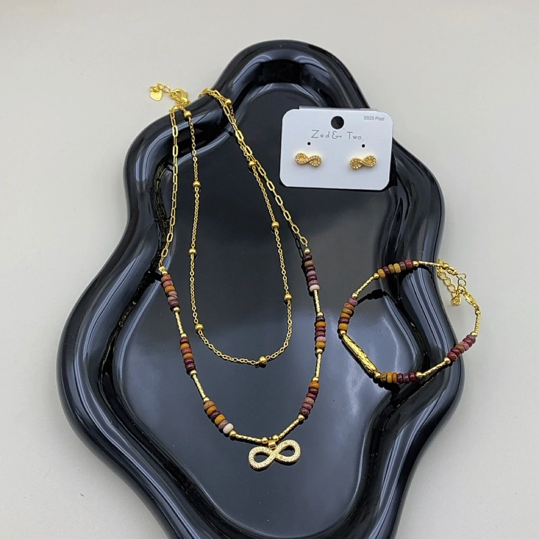 钛钢亚克力耳饰 极简风21cm(含)-50cm(含)女轻奢气质时尚复古黄色