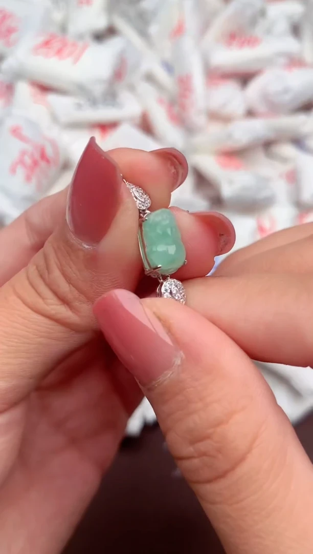 【闪购商品】翡翠手链银S925镶嵌一