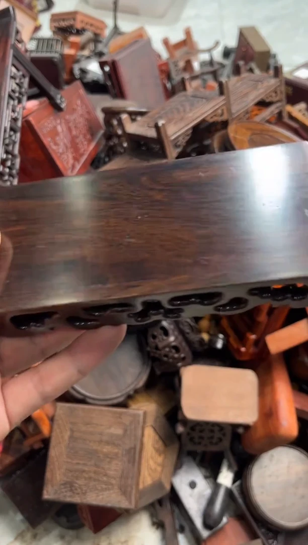 木65黑檀木小书卷