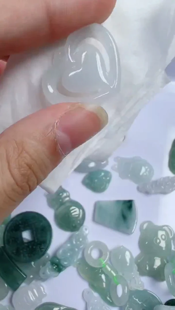 散珠翡翠160号链接，A货翡翠