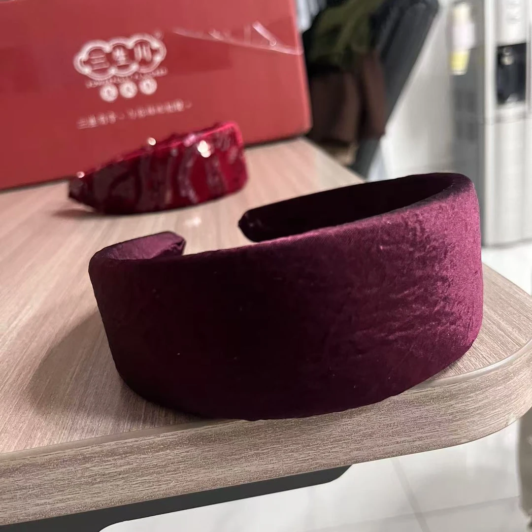 WA2230醋酯发箍纯色女士饰品减龄复古百搭时尚