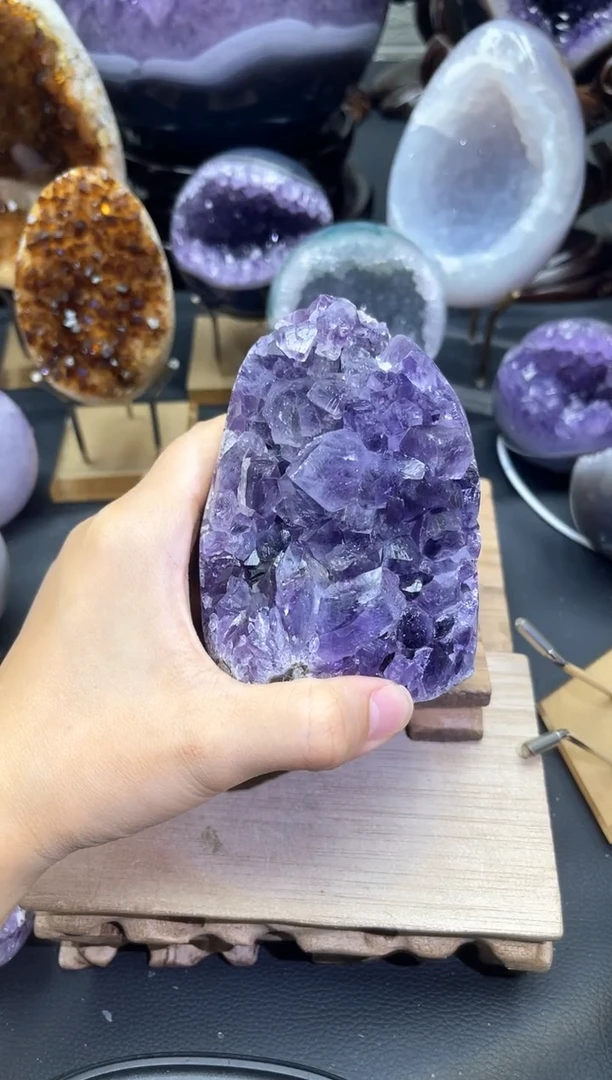 未镶嵌大型摆件（非配饰）紫晶313号摆件