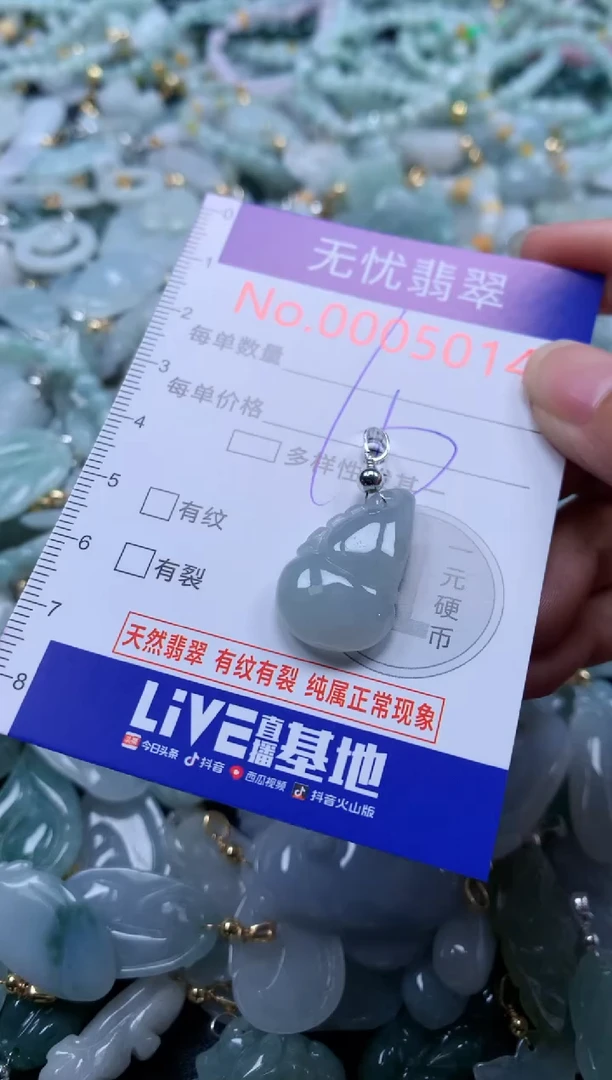 翡翠未镶嵌吊坠(不含链)5014