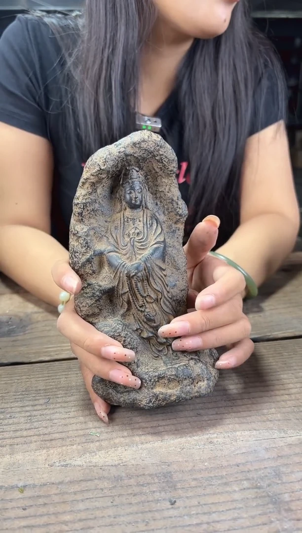 陶土【火山泥】普慈观音