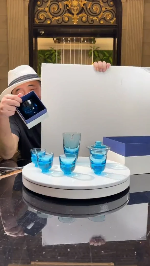 【闪购商品】茶宠天青色茶具杯子一套