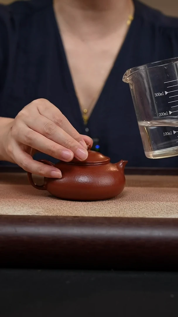 茶壶紫砂朱泥寒江-MH-1994