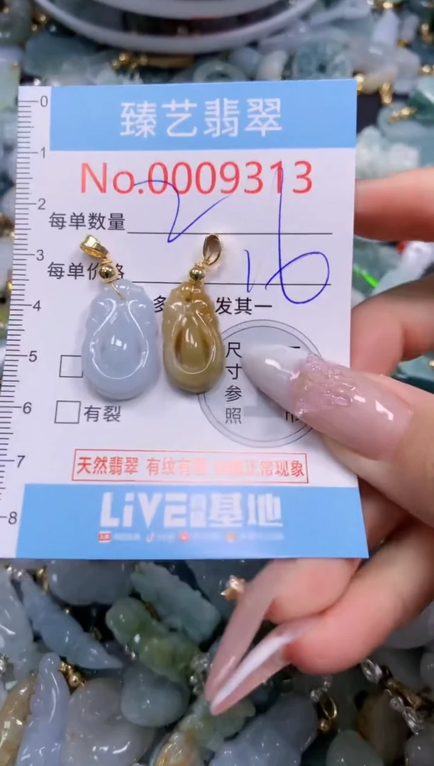 翡翠未镶嵌颈饰9313