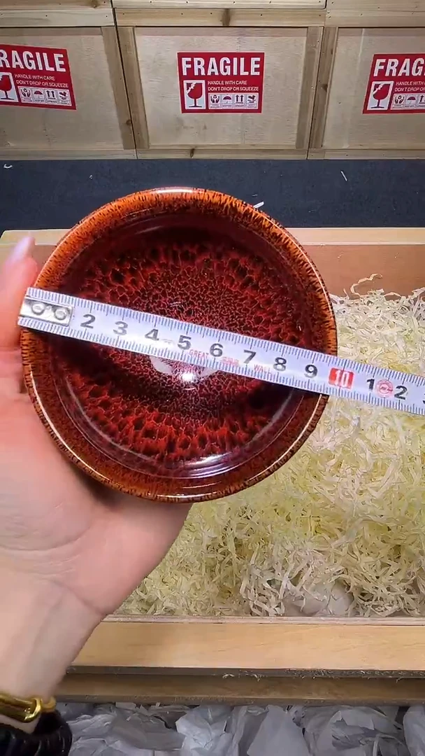 茶盏红鹧鸪束口茶盏主人杯