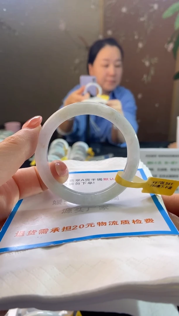 未镶嵌手镯翡翠54.1圈口d