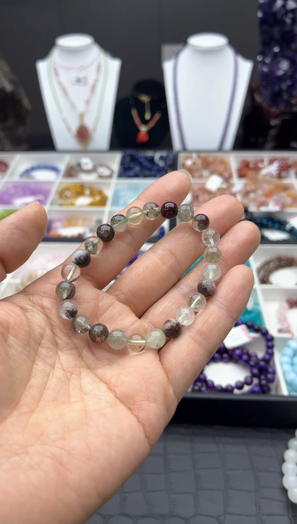 【闪购商品】水晶手链未镶嵌绿幽灵手串