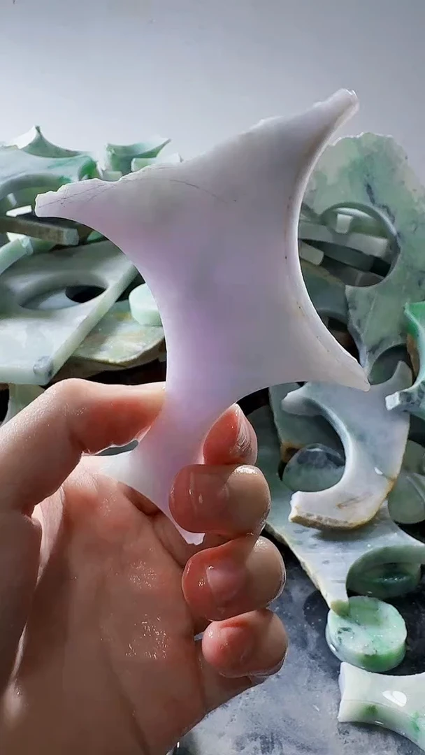 裸石翡翠缅甸翡翠A货文2550
