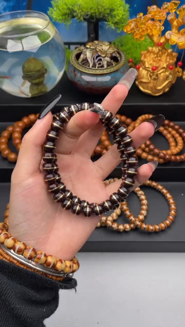 紫金鼠手串紫金鼠一线天二代27号