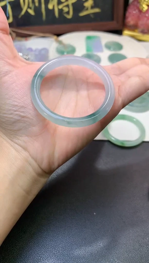 未镶嵌定制翡翠毛货40*5.9*5.6