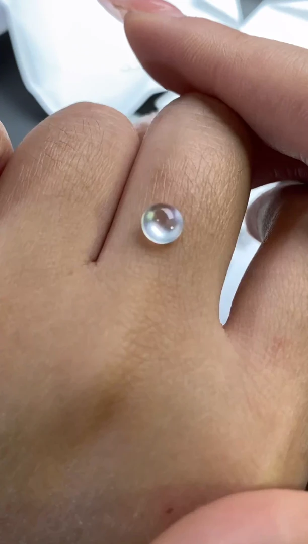 未镶嵌散珠翡翠玻璃蛋面