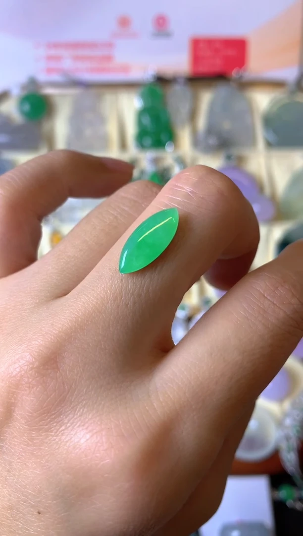 【闪购商品】定制翡翠未镶嵌1裸玉（客户意向镶嵌）