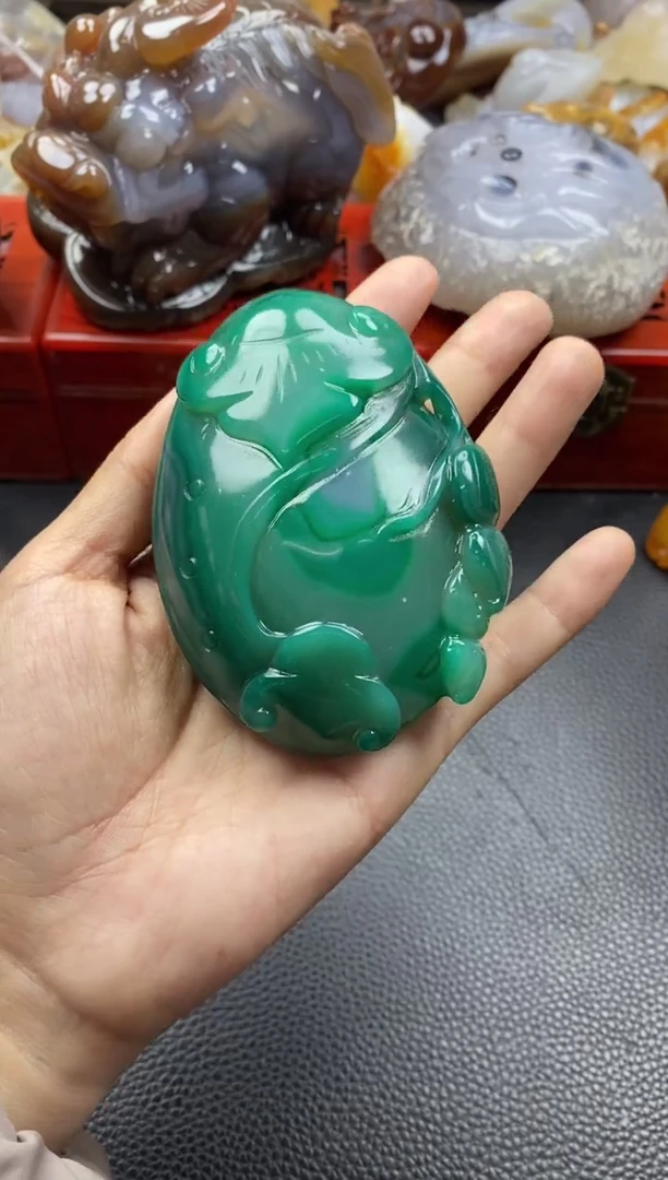未镶嵌手把玛瑙/玉髓皇**岸00