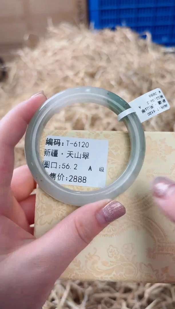 未镶嵌手镯石英质玉T-6120