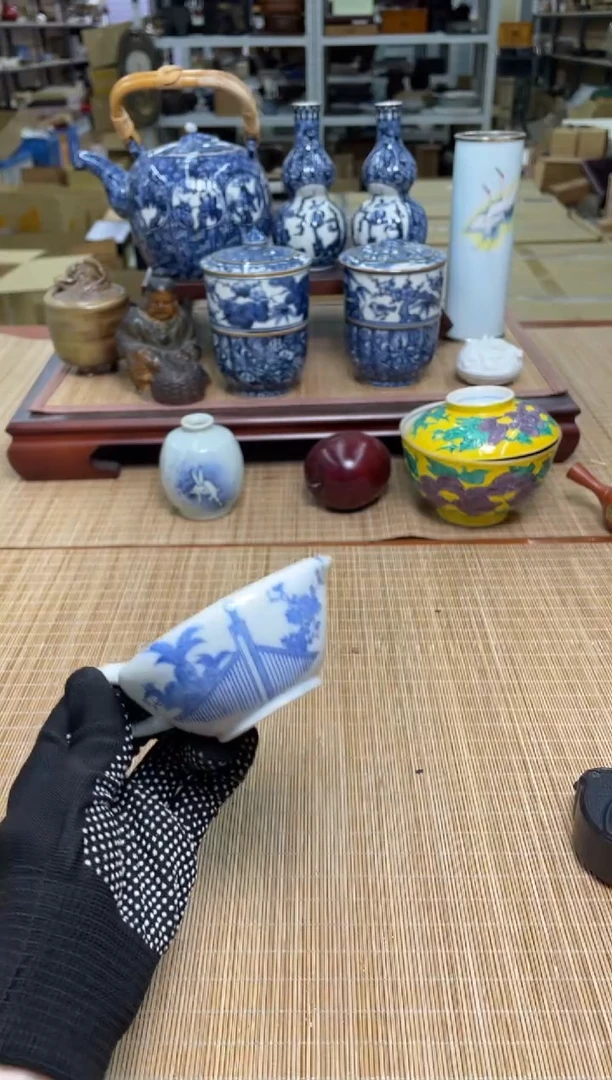 42号青花公道口沿飞皮中古物品谨慎参拍直播链接