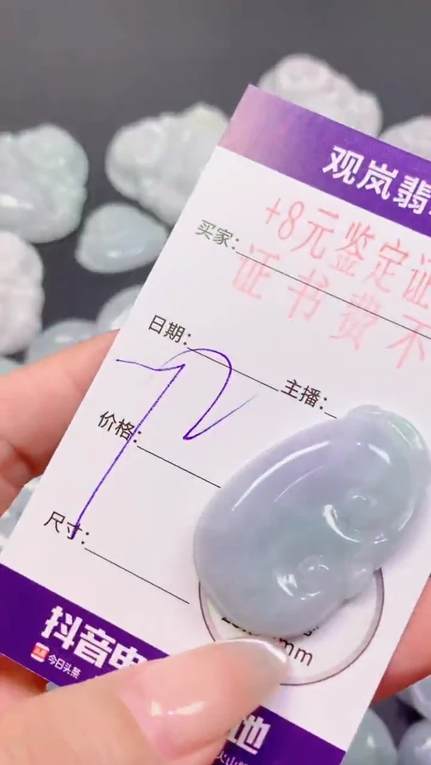 翡翠未镶嵌颈饰保A保天然