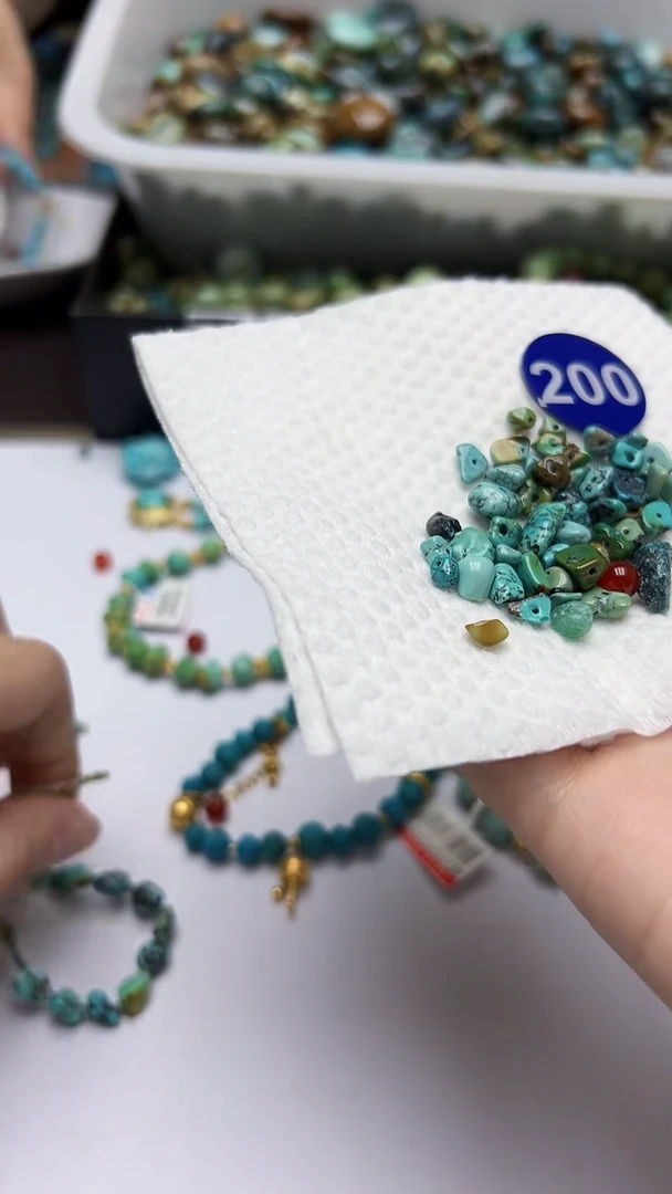 玛瑙/玉髓珠子未镶嵌200随机发