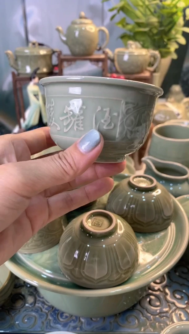 耀州窑瑕疵处理郎凌罐【低的】两个