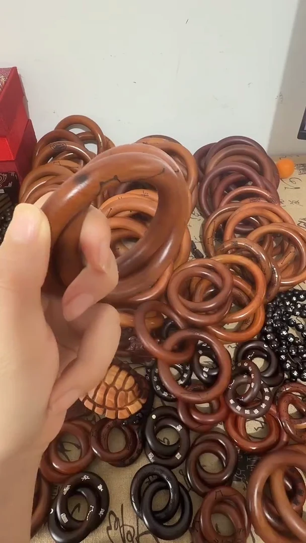 枣木乾坤圈一物一拍微瑕60