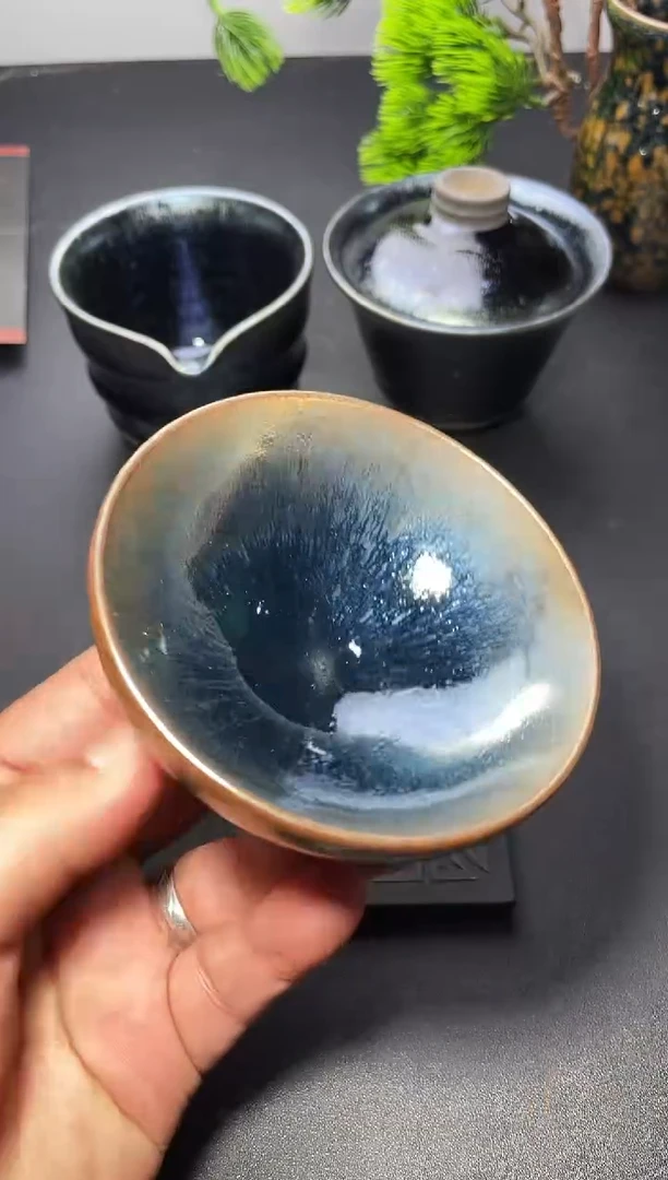 茶盏118叶紫建盏