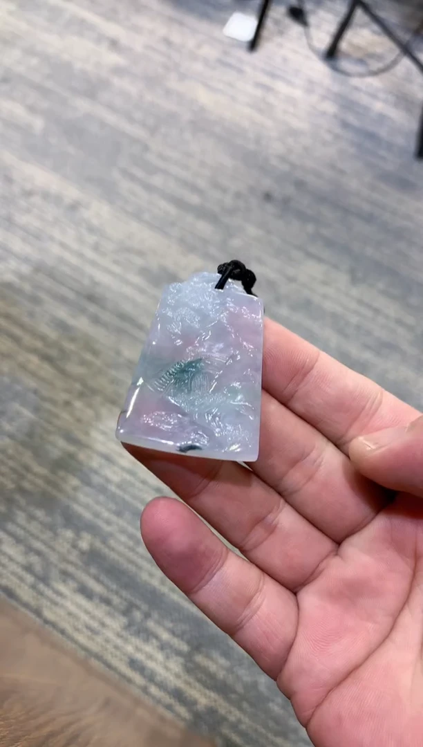 颈饰未镶嵌翡翠天然A货翡翠