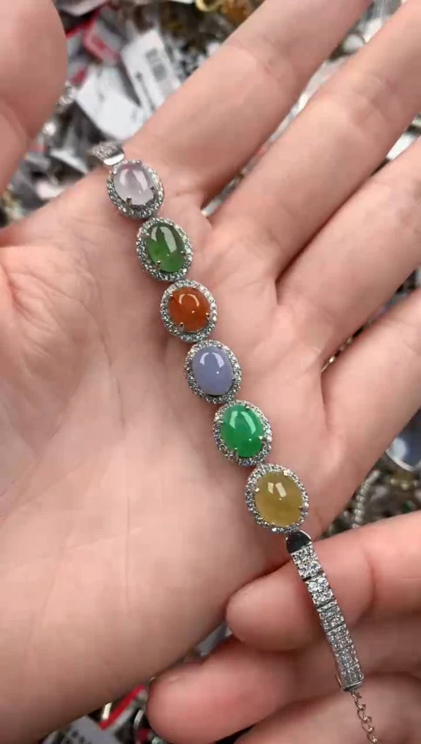 银S925镶嵌戒指翡翠1111     5