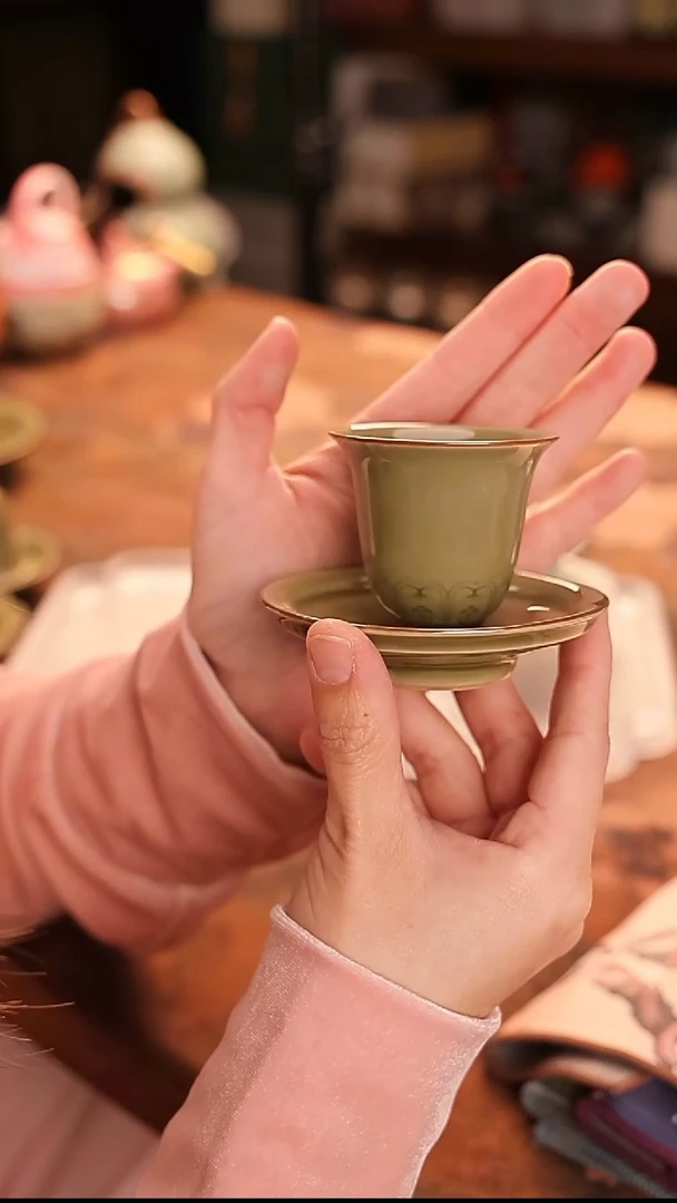 陶瓷茶具（无礼盒无茶盘）@@90