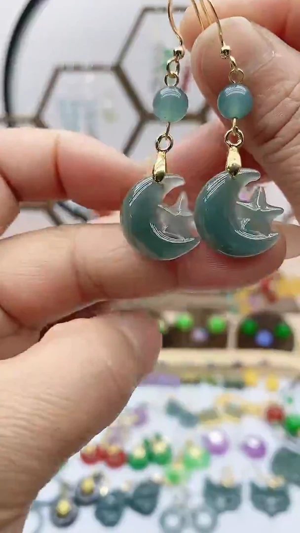 未镶嵌翡翠耳饰951