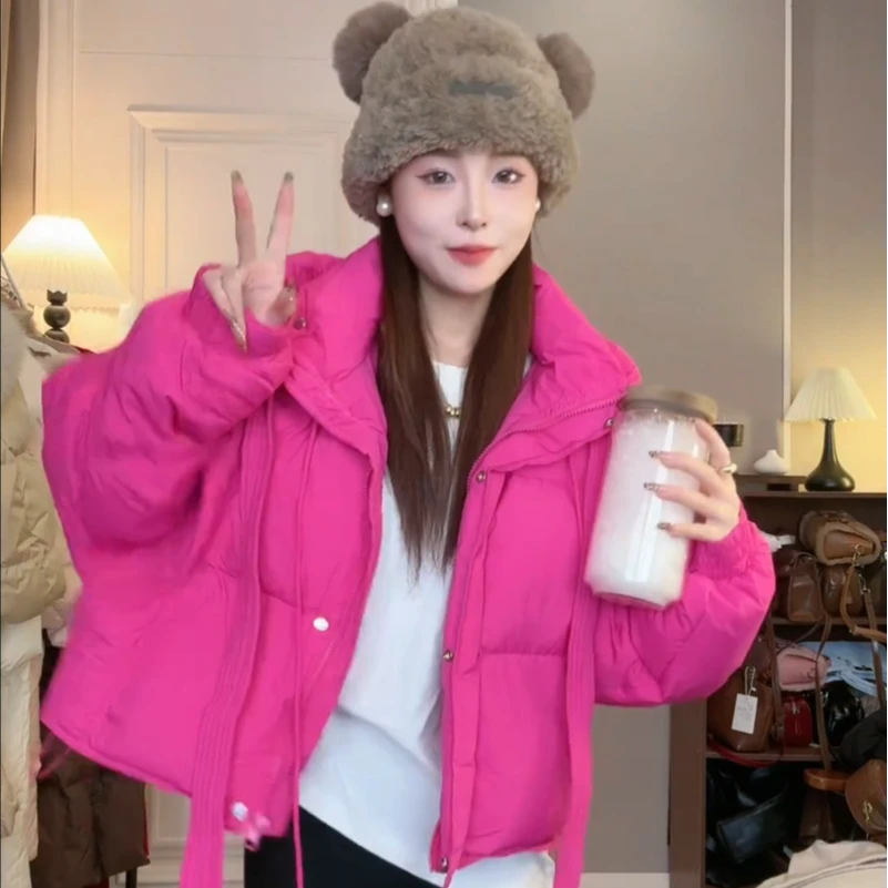 2025款白鸭绒羽绒服短款时尚显瘦百搭韩版ins冬季宽松（新做新货）