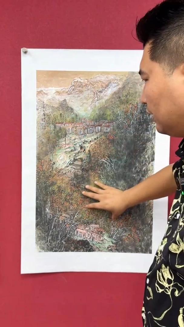 国画国画绘画山水花鸟