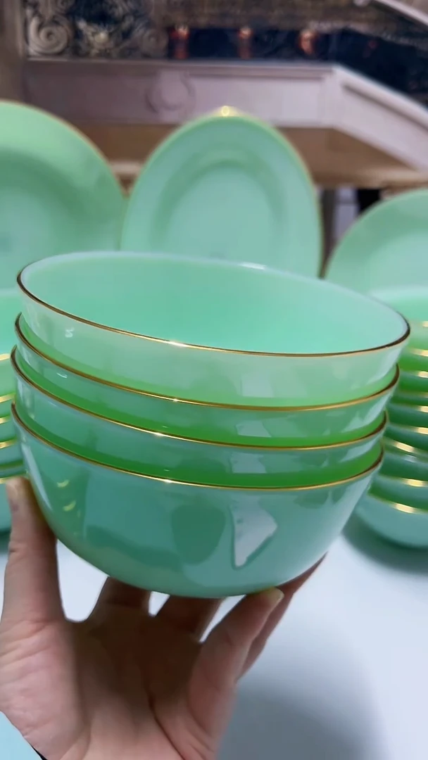 【闪购商品】···5.5英寸玉瓷碗4个口径13.8厘米