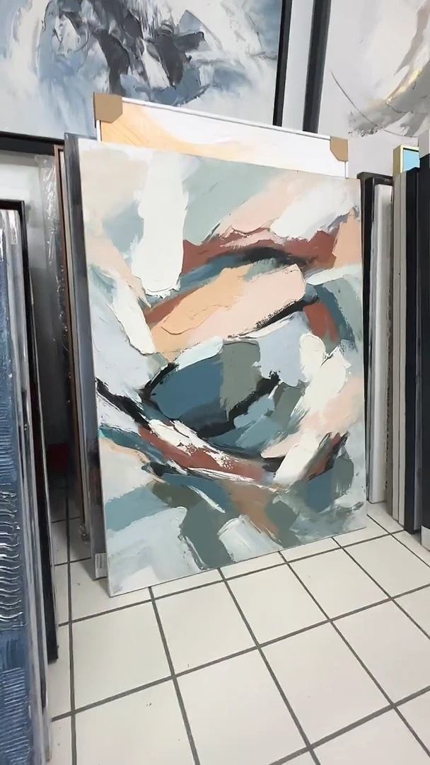 竖款168美术馆 装饰画120*90