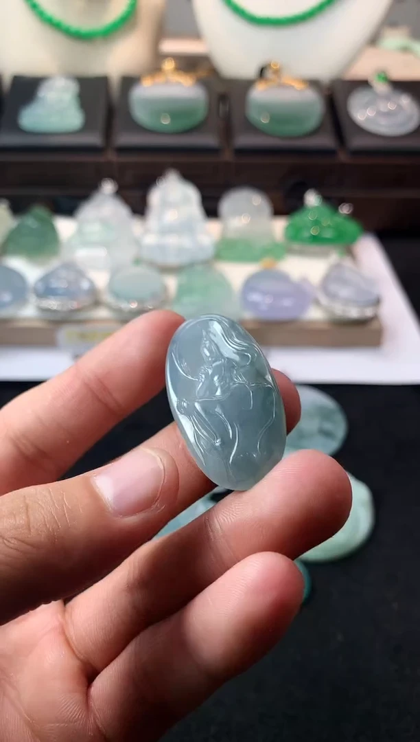 未镶嵌定制翡翠麟**尧3332毛货不退不换