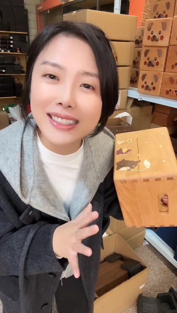 木大瑕疵樱桃木龙猫筐