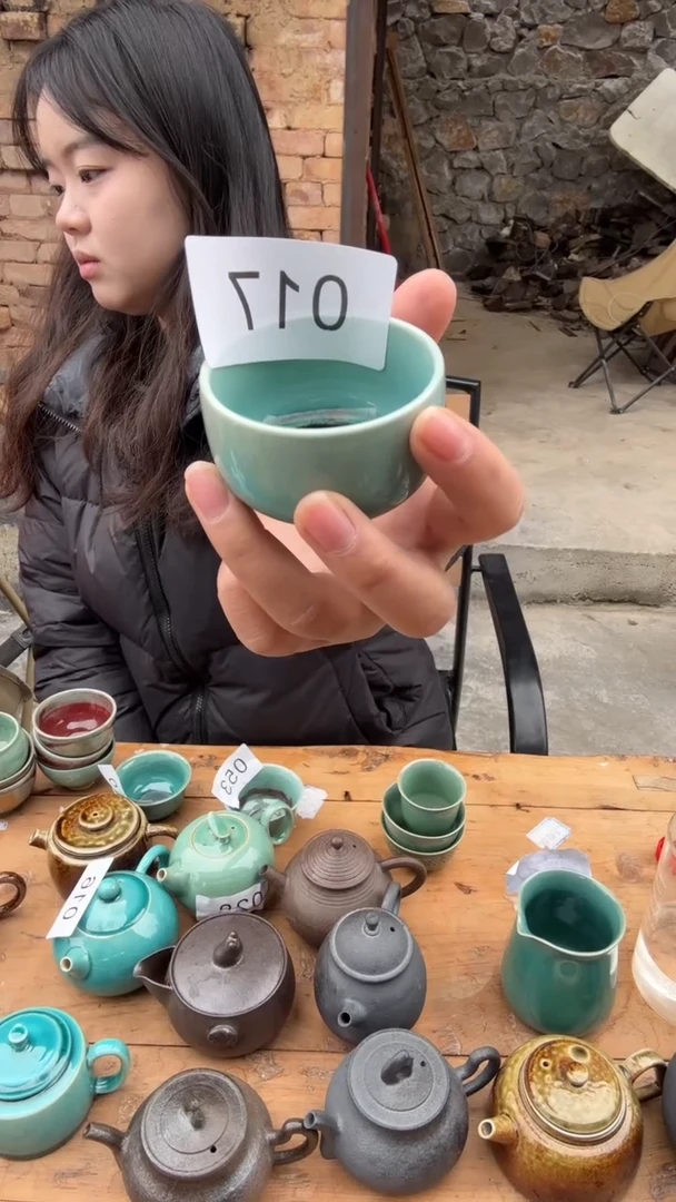 【闪购商品】牙舟陶窑变直口杯瑕疵017 介意慎拍