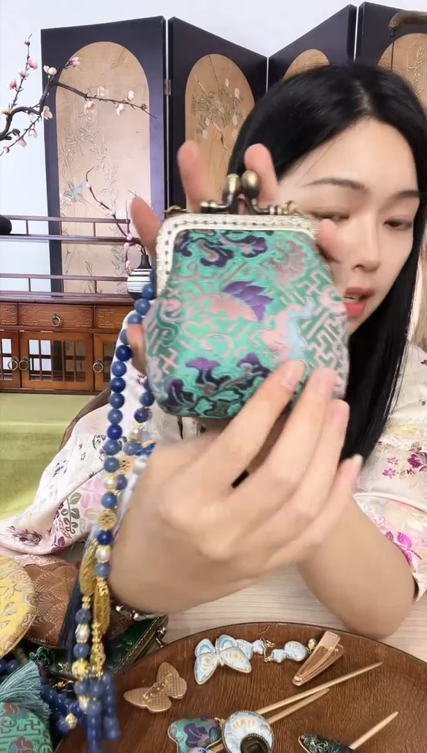 刺绣古典头饰步摇女清新发簪原创设计简约饰品民族风可爱