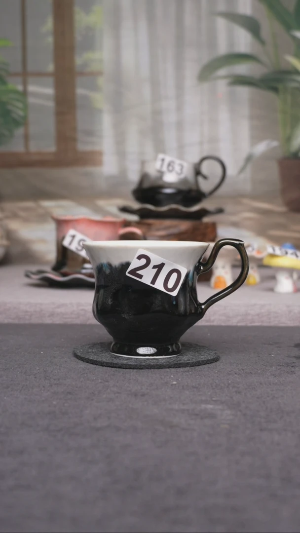 杯子瓷210景德镇手工手创杯子