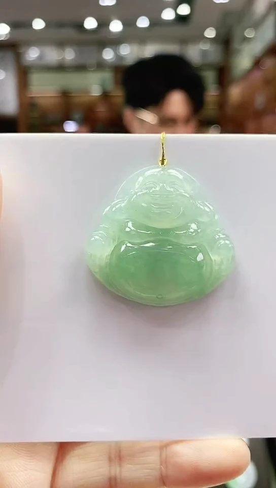 颈饰未镶嵌翡翠佛公