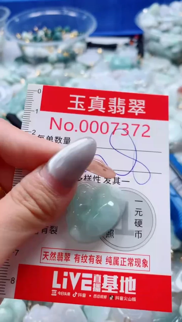 吊坠(不含链)未镶嵌翡翠7372