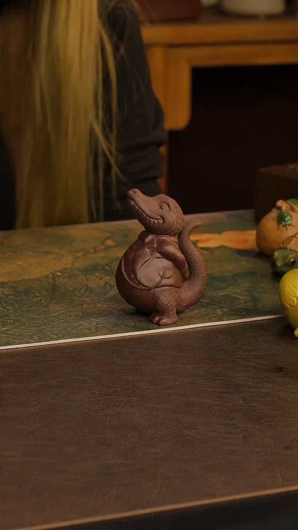 紫砂茶宠鳄鱼先生