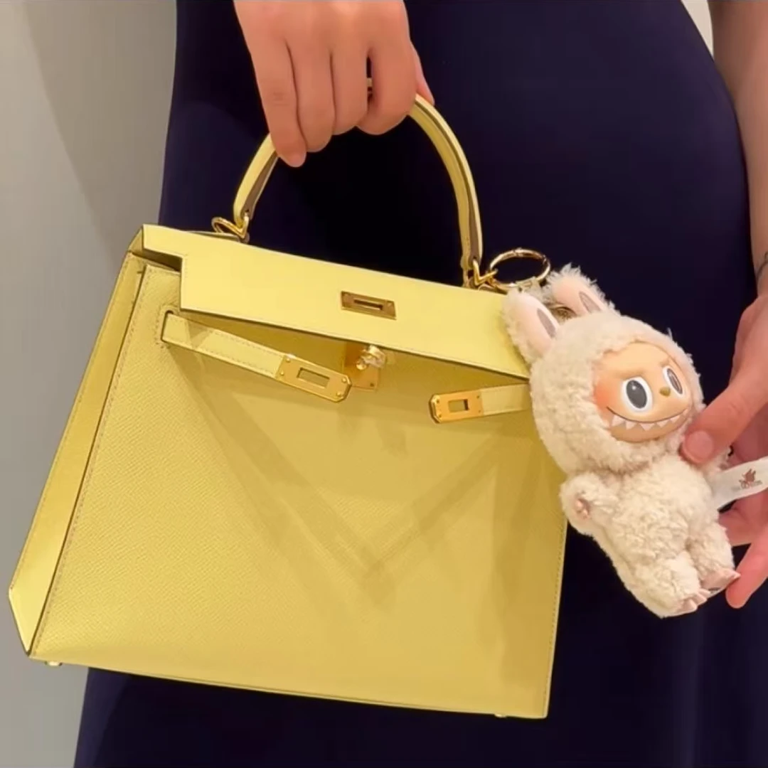未使用 Hermes/爱马仕 kelly25小鸡黄金扣E皮Y刻