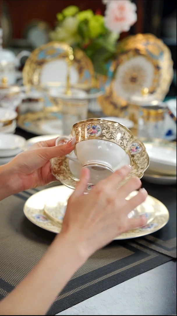 瓷片咖啡杯碟  福利款