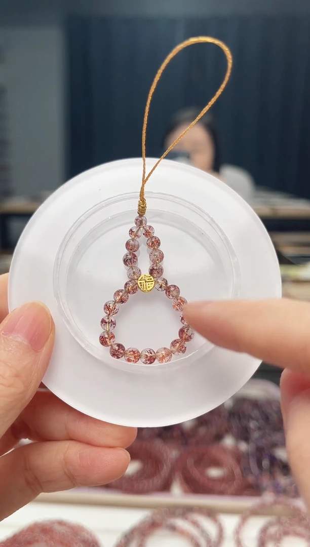 未镶嵌车挂水晶超七金草莓葫芦手机挂  多样性发一